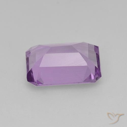 Ametista Violeta rosado claro Natural 1.84ct, Corte Octógono / Esmeralda, VS