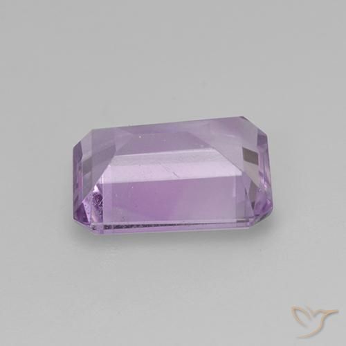 Ametista Violeta Médio-claro Natural 1.93ct, Corte Octógono / Esmeralda, VS