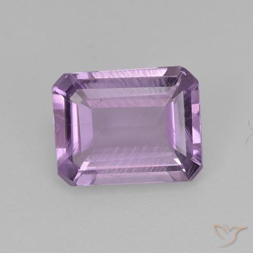 1.82ct Natural íris violeta Ametista, Corte Esmeralda, VS