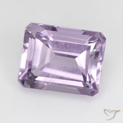 Ametista Violeta claro Natural 2.55ct, Corte Octógono / Esmeralda, VVS-VS