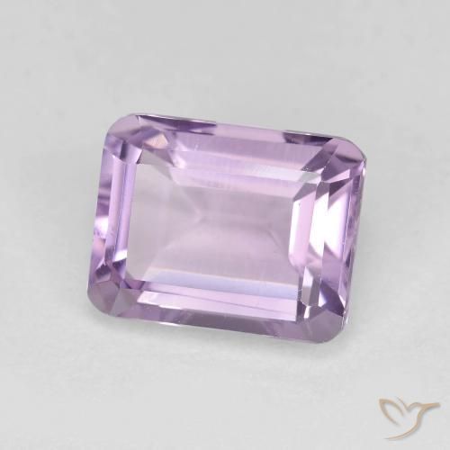 Ametista Violeta claro Natural 2.37ct, Corte Octógono / Esmeralda, VVS
