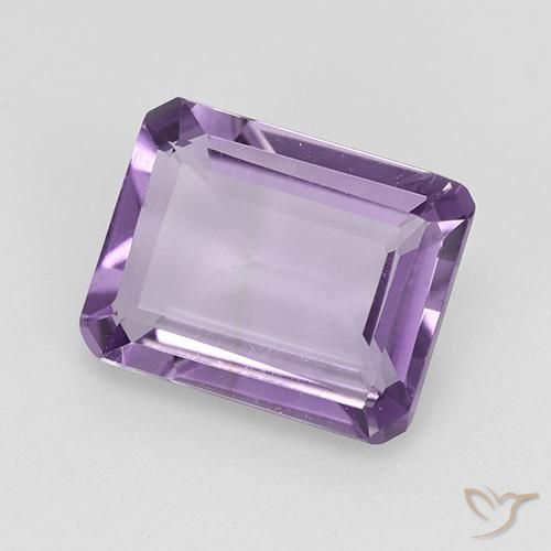 Ametista Violeta médio Natural 1.91ct, Corte Octógono / Esmeralda, VVS