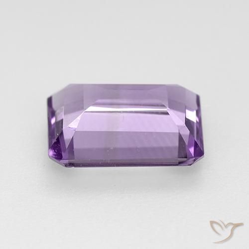 Ametista Violeta médio Natural 1.91ct, Corte Octógono / Esmeralda, VVS
