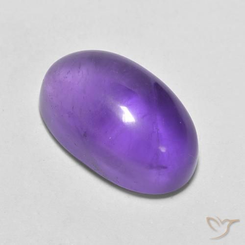 Ametista Violeta médio Natural 4.66ct, oval, Transparente