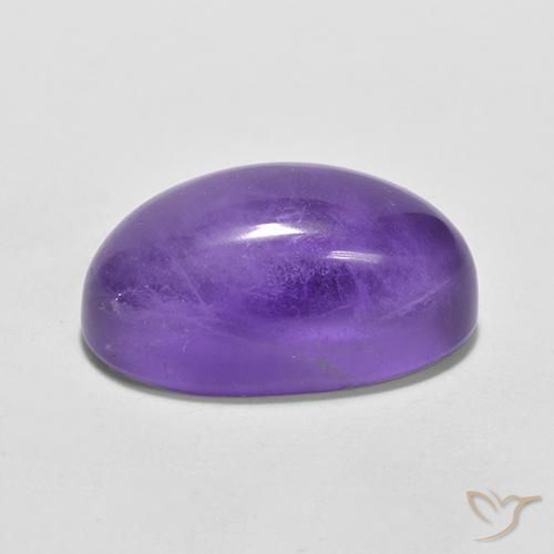 Ametista Violeta médio Natural 4.66ct, oval, Transparente