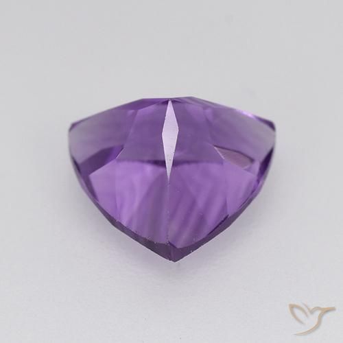 Ametista Violeta médio Natural 1.64ct, Trilhão, VVS-VS