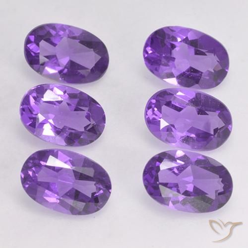 2.61ctw Natural Violeta médio Ametista, oval, VVS-VS