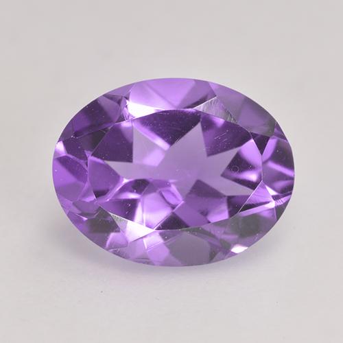 Ametista violeta natural 1,81ct, corte oval, VVS-VS