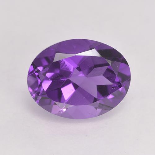 Ametista Violeta Intenso Natural 1.90ct, Corte Oval, VVS-VS