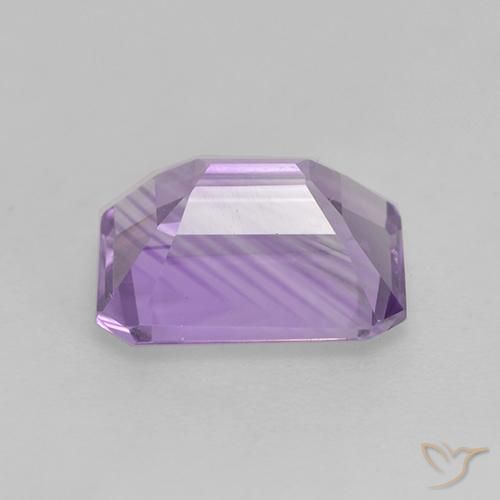 Ametista Violeta rosado claro Natural 2.06ct, Corte Octógono / Esmeralda, VS