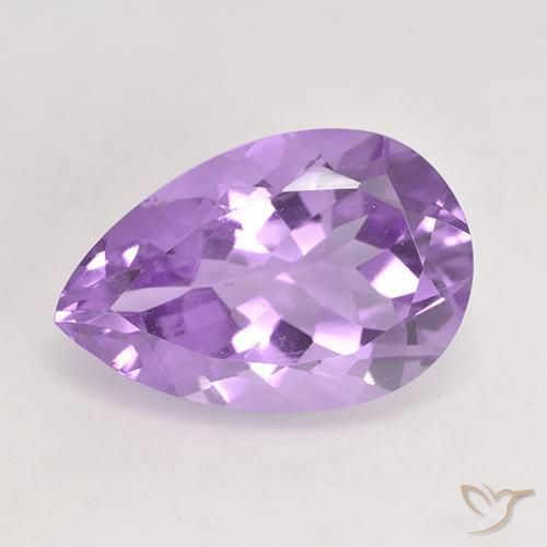 5.47ct Natural Violeta rosa médio Ametista, Formato de pêra, VVS-VS