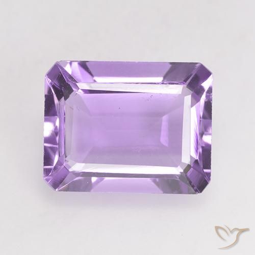 2.02ct Natural Violeta médio Ametista, Corte Esmeralda, VS
