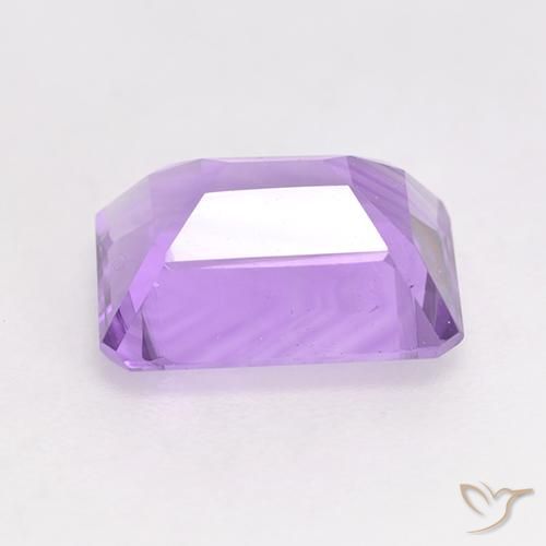 Ametista Violeta médio Natural 2.00ct, Corte Octógono / Esmeralda, VS