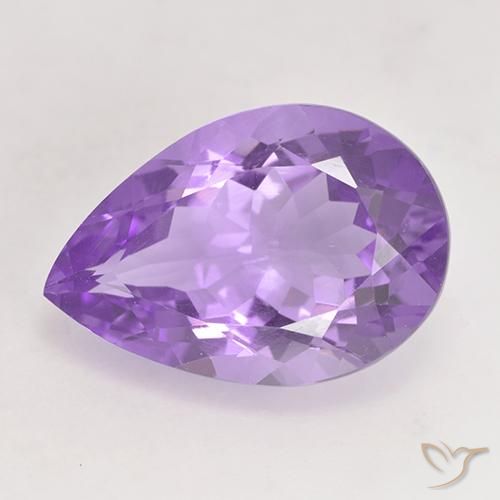 5.07ct Natural Violeta rosado Ametista, Formato de pêra, VVS-VS