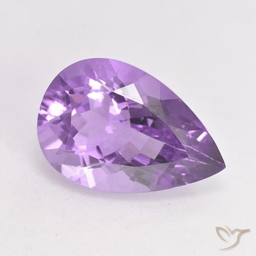 4.82ct Natural Violeta médio Ametista, Formato de pêra, VVS-VS