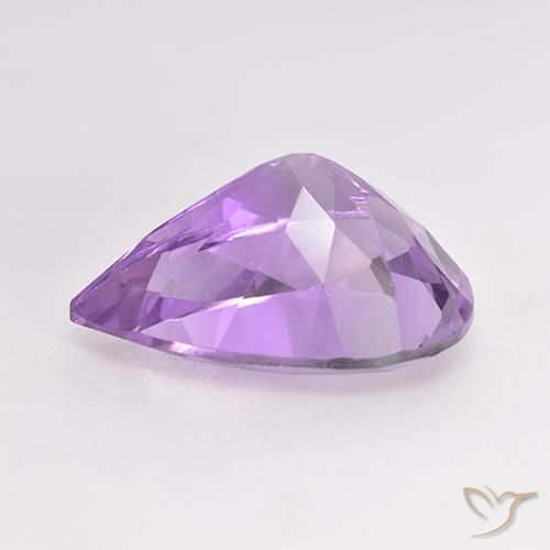 Ametista Violeta rosado Natural 5.13ct, Formato de pêra, VVS-VS