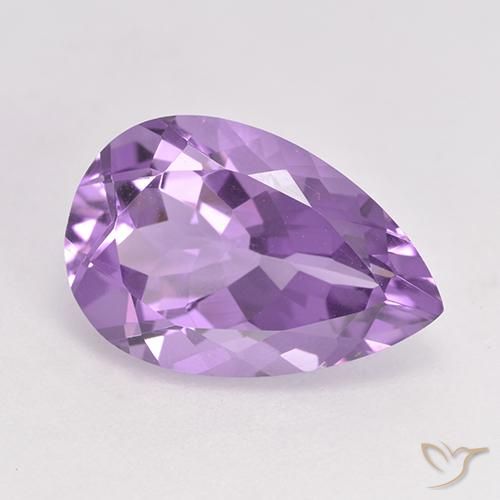 4.94ct Natural Violeta médio Ametista, Formato de pêra, VVS-VS