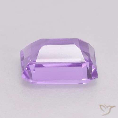 Ametista Violeta médio Natural 2.18ct, Corte Octógono / Esmeralda, VVS-VS