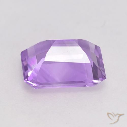 Ametista Violeta rosado claro Natural 2.04ct, Corte Octógono / Esmeralda, VVS-VS