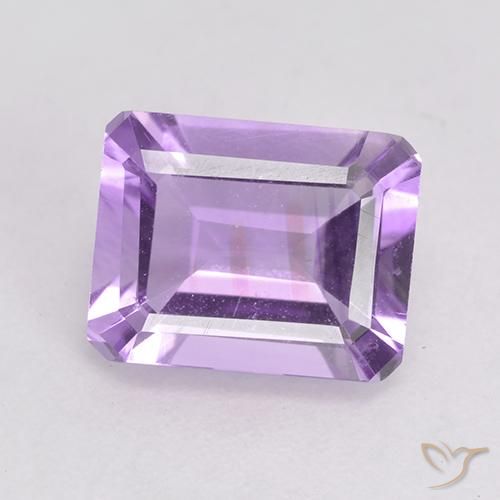 2.19ct Natural Violeta rosado claro Ametista, Corte Esmeralda, VVS-VS