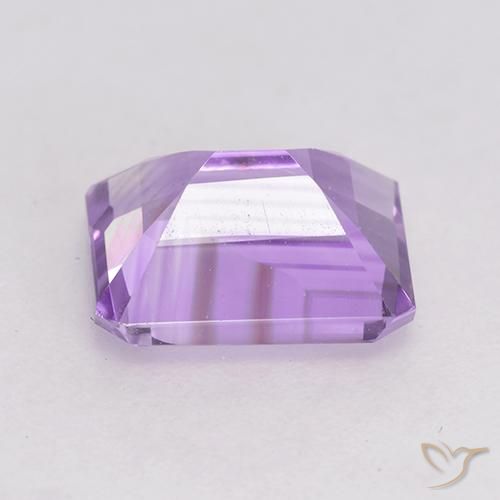 Ametista Violeta rosado claro Natural 2.19ct, Corte Octógono / Esmeralda, VVS-VS