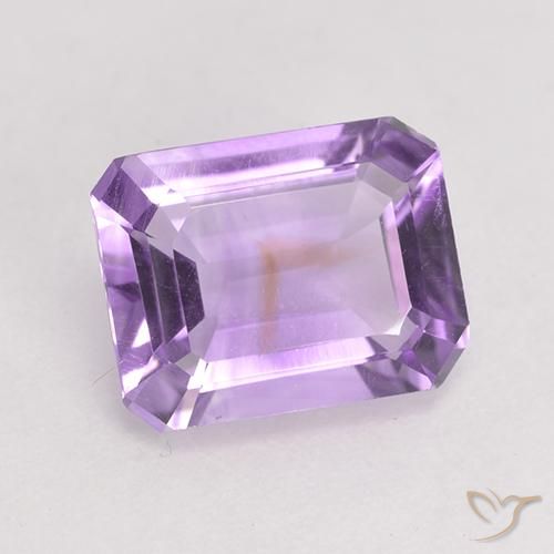 Ametista Violeta médio Natural 1.91ct, Corte Octógono / Esmeralda, VVS-VS