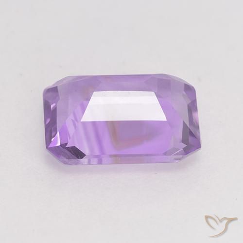 Ametista Violeta médio Natural 1.91ct, Corte Octógono / Esmeralda, VVS-VS