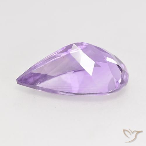 Ametista Violeta médio Natural 4.32ct, Formato de pêra, VVS-VS