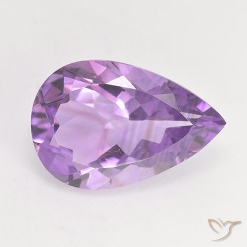 4.78ct Natural Violeta rosado Ametista, Formato de pêra, VVS-VS