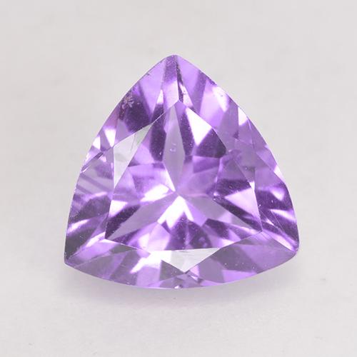 Ametista violeta natural 1,59ct, trillion, VS