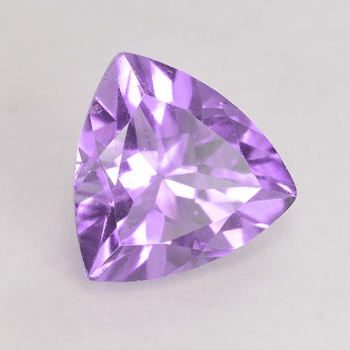 Ametista violeta natural 1,59ct, trillion, VS