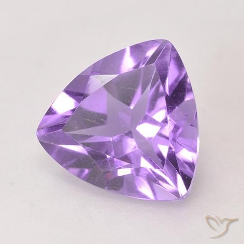 Ametista Violeta rosado Natural 1.62ct, Trilhão, VS