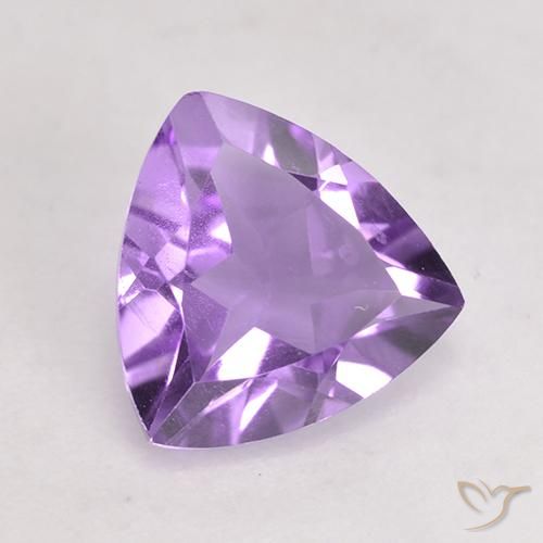 Ametista Violeta médio Natural 1.51ct, Trilhão, VS