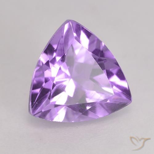 Ametista Violeta rosado Natural 1.66ct, Trilhão, VS