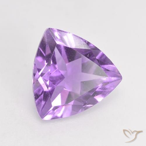 Ametista Violeta médio Natural 1.52ct, Trilhão, VS
