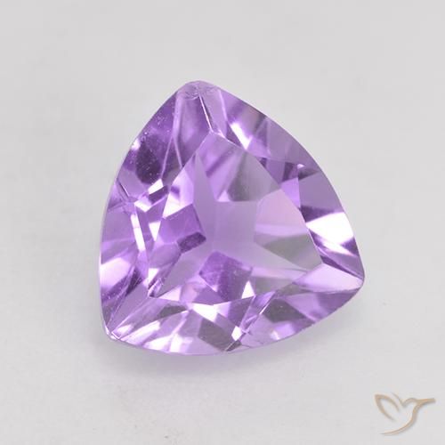 Ametista Violeta médio Natural 1.59ct, Trilhão, VS
