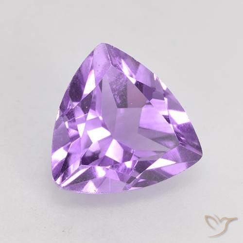 Ametista Violeta rosado Natural 1.65ct, Trilhão, VS
