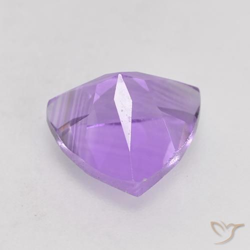 Ametista Violeta rosado Natural 1.65ct, Trilhão, VS