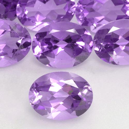 Ametista Violeta Púrpura Profundo Natural 1.13ct, oval, VS
