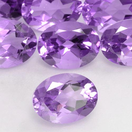 Ametista Violeta Púrpura Profundo Natural 1.13ct, oval, VS