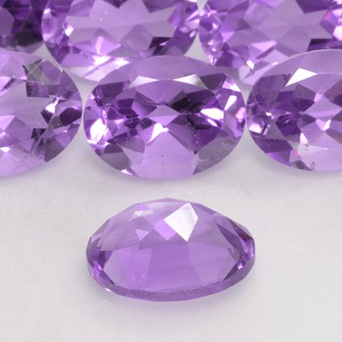 Ametista Violeta Púrpura Profundo Natural 1.13ct, oval, VS