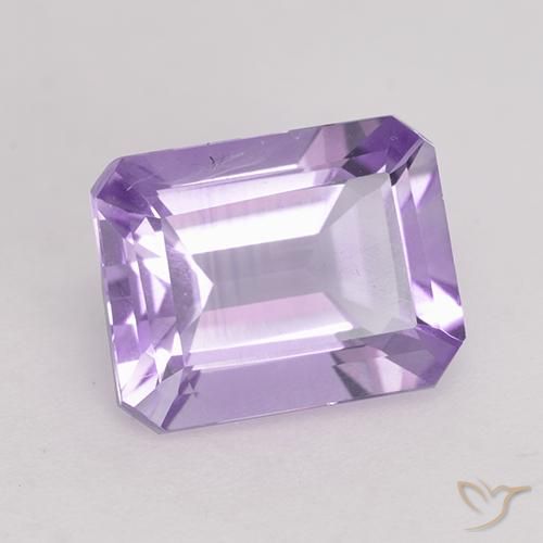 2.18ct Natural Violeta médio Ametista, Corte Esmeralda, VS