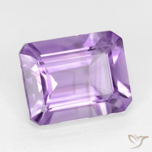 Ametista Violeta claro Natural 2.09ct, Corte Octógono / Esmeralda, VS