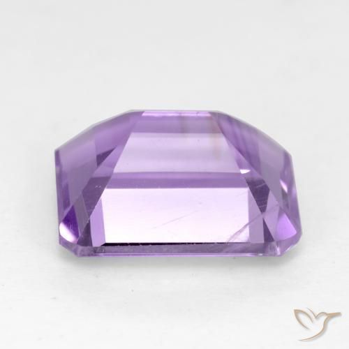 Ametista Violeta claro Natural 2.09ct, Corte Octógono / Esmeralda, VS