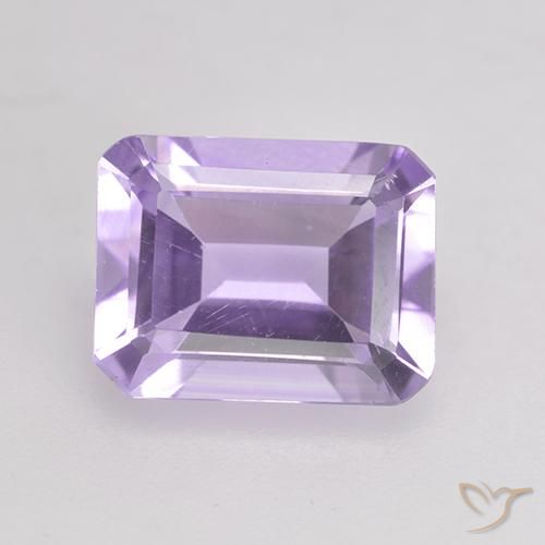 1.97ct Natural Violeta claro Ametista, Corte Esmeralda, VS
