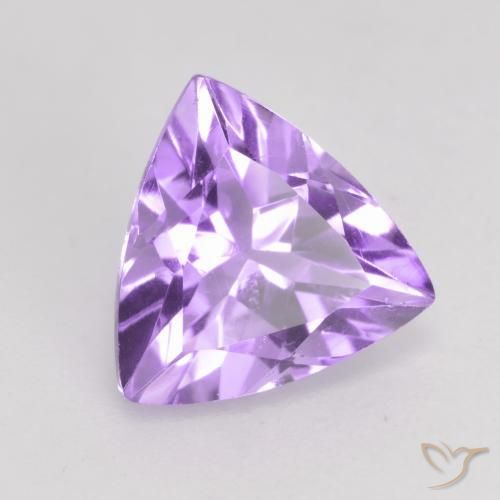 Ametista Violeta médio Natural 1.60ct, Trilhão, VS