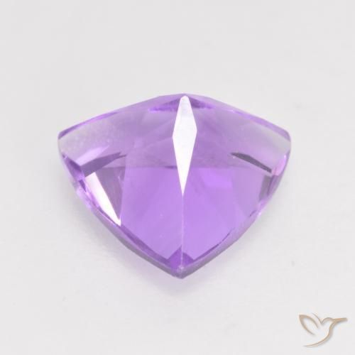 Ametista Violeta médio Natural 1.60ct, Trilhão, VS