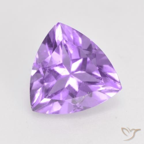 1.63ct Natural Violeta médio Ametista, Trilhão, VS