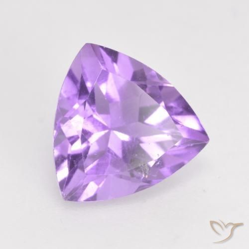 Ametista Violeta médio Natural 1.63ct, Trilhão, VS