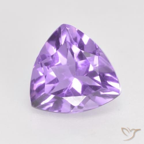 1.62ct Natural Violeta médio Ametista, Trilhão, VVS-VS